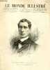 LE MONDE ILLUSTRE N&deg;1559 - M. Edouard Herv&eacute;, de l'Acad&eacute;mie Fran&ccedil;aise ( dessin de M.Vuillier, d'apr&egrave;s la photographie de M.Nadar).. COLLECTIF