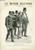 LE MONDE ILLUSTRE N&deg;2672 - L'arrestation de M.Gr&eacute;gori, l'auteur du l'attentat contre M.Alfred Dreyfus est conduit au poste par M.Mouquin, Directeur ...