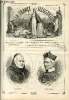 LA FRANCE ILLUSTREE N&deg; 16 - Le Dr Newman, Souvenir d'un officier de marine : trois ans dans les Guyanes par C&eacute;sar Pradier, Jacques Bernard par Marie ...