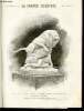 LA FRANCE ILLUSTREE N° 868 Salon de 1891 - (Ch. Elys. - Sculpture) - Un drame au désert ; groupe en fonte de fer par M. Fouques (Henry Amédée). ...