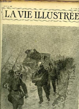 LA VIE ILLUSTREE N° 38 L'arrivée du Capitaine Dreyfus : de port-Haliguen à Quiberon (Croquis de notre envoyé spécial Georges Redon).. COLLECTIF