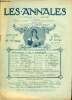 LES ANNALES POLITIQUES ET LITTERAIRES N&deg; 1351 Etudes et Croquis - Le costume, par Emie Faguet.. COLLECTIF