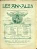 LES ANNALES POLITIQUES ET LITTERAIRES N&deg; 1374 Question du jour - Le caract&egrave;re espagnol, par Alfred M&eacute;zi&egrave;res.. COLLECTIF