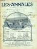 LES ANNALES POLITIQUES ET LITTERAIRES N&deg; 1398 Croquis Parisiens - La foire au pain d'&eacute;pice, par Jules Claretie.. COLLECTIF