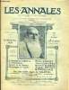 LES ANNALES POLITIQUES ET LITTERAIRES N° 1431 Léon Tolstoï.. COLLECTIF