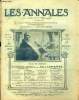 LES ANNALES POLITIQUES ET LITTERAIRES N&deg; 1435 V&eacute;rit&eacute;s et Paradoxes - Le pur-sang du pauvre, par Emile Faguet.. COLLECTIF