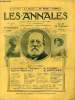 LES ANNALES POLITIQUES ET LITTERAIRES N° 1482 Maurice Maeterlinck, par Raymond Poincaré.. COLLECTIF