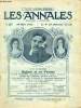LES ANNALES POLITIQUES ET LITTERAIRES N° 1498 Le Live du Jour - L'Anthologie d'Emile Faguet, par Emile Faguet.. COLLECTIF
