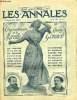 LES ANNALES POLITIQUES ET LITTERAIRES N° 1576 Le Livre du jour - La Fontaine, par Emile Faguet.. COLLECTIF