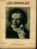 LES ANNALES POLITIQUES ET LITTERAIRES N&deg; 2282 Beethoen, par Schimon.. COLLECTIF
