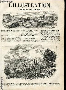 L'ILLUSTRATION JOURNAL UNIVERSEL N° 107 - Histoire de la Semaine. Vue de la ville de Lúceme. — De la Rémunération des Services civils. — Courrier de ...