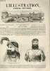 L'ILLUSTRATION JOURNAL UNIVERSEL N° 160 - Histoire de 1« Semaine. Suchet Singh> oncle du rajah Dhuleb Singh; Officier sikh. — Courrier de Paris. — ...