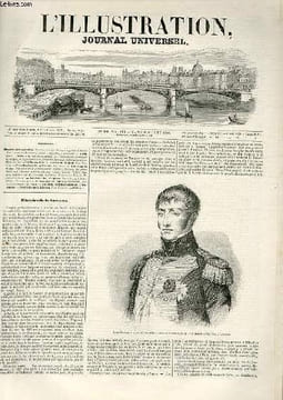 L'ILLUSTRATION JOURNAL UNIVERSEL N° 180 - Histoire de la semaine. 'Portrait de. Louis Bonaparte, comte de Saint-Leu, ex-roi de Hollande, décidé le 25 ...