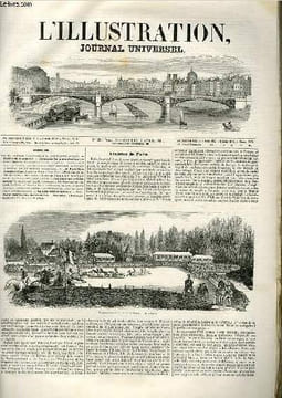 L'ILLUSTRATION JOURNAL UNIVERSEL N° 216 - Courrlrr de Paris. Sleeple-chase de la Croix-de-Berny, le départ. — Histoire de la semaine. — Chemin de fer ...