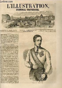 L'ILLUSTRATION JOURNAL UNIVERSEL N° 307-Histoire de la semaine. François-Joseph, empereur d’Autriche. — La Californie et ses trésors. Recherche de ...