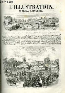 L'ILLUSTRATION JOURNAL UNIVERSEL N° 342-Histoire de la semaine. — Courrier de Pari«. — Chemin de fer de Paris à Lyon. — Concours pour le grand prix de ...