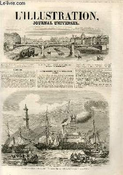 L'ILLUSTRATION JOURNAL UNIVERSEL N° 347-Réception du corps de Charles-Albert à Gênes. — Histoire de la semaine.—Courrier de Paris. — Chronique ...