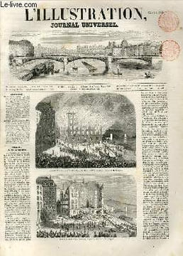 L'ILLUSTRATION JOURNAL UNIVERSEL N° 424-Histoire de la semaine. — Voyage à travers les journaux. — Courrier de Paris. —Revue littéraire : Horace; ...