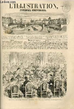 L'ILLUSTRATION JOURNAL UNIVERSEL N° 696-Histoire de la semaine. — Courrier de Paris. — Chronique musicale. — Le camp d’Aïoun Soltlian (Afrique). — ...