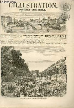 L'ILLUSTRATION JOURNAL UNIVERSEL N° 704-Histoire de la semaine. — Courrier de Paris. — Revue de la flotte russe à Cronstadt. — Crimée : vallée de ...