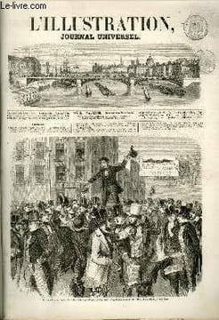 L'ILLUSTRATION JOURNAL UNIVERSEL N° 718-Histoire de la semaine. — Courrier de Paris. — Les hommes utiles : Jo-‘ seph Gautherot. —• La pêche des ...