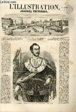 L'ILLUSTRATION JOURNAL UNIVERSEL N° 743-Histoire de la semaine. — Courrier de Paris. — La chasse à courre à Fontainebleau. — Le roi de Bavière à ...