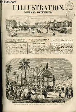 L'ILLUSTRATION JOURNAL UNIVERSEL N° 766-Histoire de la semaine — Courrier de Paris. — Le testament de Puget, à l'occasion de l’inauguration de sa ...