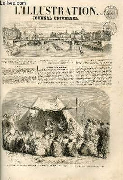 L'ILLUSTRATION JOURNAL UNIVERSEL N° 829-Histoir« de la semaine. — Courrier de Paria. — Chronique musicale. —L’Annonciation des bergers, par Rembrandt. ...