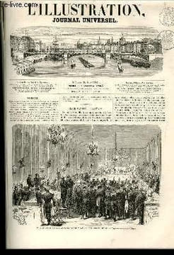L'ILLUSTRATION JOURNAL UNIVERSEL N° 1010-Revue politique de la semaine. — Lettre du Mexique. — Courrier de Paris. — Causerie dramatique. — A travers ...