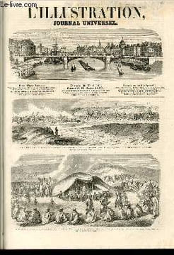 L'ILLUSTRATION JOURNAL UNIVERSEL N° 1165 - Revue politique. — Courrier de Paris. — Voyage de l’Empereur en Algérie, — Paris fantastique : Le Bal des ...