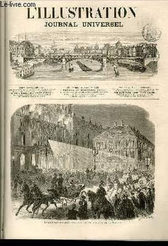 L'ILLUSTRATION JOURNAL UNIVERSEL N° 1240-Texte : Revue politique de la semaine. — Mort de Gavarni. — Courrier de Paris. — Bal offert par la frégate la ...