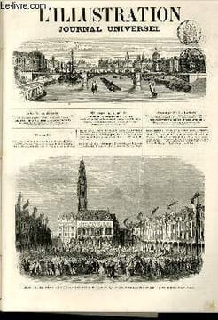 L'ILLUSTRATION JOURNAL UNIVERSEL N° 1280-Texte : Revue politique de la semaine. — Courrier de Paris. — Les Fêtes de Lille : Voyage de l’Empereur et de ...
