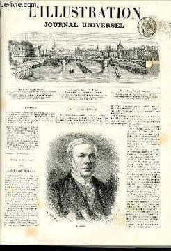 L'ILLUSTRATION JOURNAL UNIVERSEL N° 1358-Texte: M. Troplong. — Revue politique de la semaine. — Courrier de Paris. — Lamartine. — Collision entre de ...