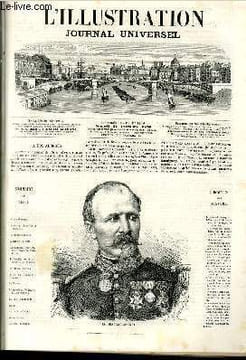 L'ILLUSTRATION JOURNAL UNIVERSEL N° 1453-A nos abonnés.Revue politique de la semaine.Le général Chanzy.Courrier de Paris.Les batailles sous Paris : ...