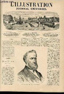 L'ILLUSTRATION JOURNAL UNIVERSEL N° 1500-Texte : Revue politique de la semaine. — Courrier'de Paris. — Les Mormons. — Science et magie. — L'Oasis de ...