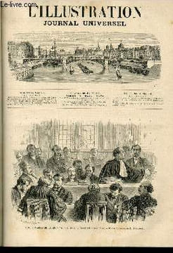 L'ILLUSTRATION JOURNAL UNIVERSEL N° 1515-Texte: — Revue politique de la semaine. — Courrier de Paris. — Gazette du Paiais. — La grande cérémonie du ...