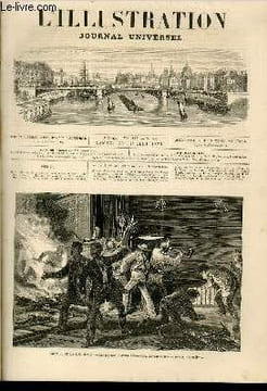 L'ILLUSTRATION JOURNAL UNIVERSEL N° 1587-Texte : Histoire de la semaine. — Courrier de Paris. — Le peintre Ab-Ovo. — La Cage d’or, nouvelle, par M. G. ...