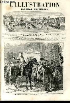 L'ILLUSTRATION JOURNAL UNIVERSEL N° 1656-Texte: Histoire de la semaine. — Courrier de Paris,par M. Philibert Audehrand. — Nos gravures: Insurrection ...