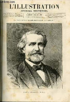 "L'ILLUSTRATION JOURNAL UNIVERSEL N° 1932 + SUPPLEMENT - GRAVURES et leurs ARTICLES : Verdi - l'expédition française de 1879 dans le sud de l'Algérie ...