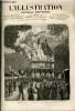 L'ILLUSTRATION JOURNAL UNIVERSEL N° 1963 - GRAVURES : Paris : l'incendie du pavillon de Flore dans la soirée de 2 octobre - la flotte européenne à ...