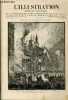 L'ILLUSTRATION JOURNAL UNIVERSEL N° 2026 SPECIAL NOEL + SUPPLEMENT - GRAVURES : L'incendie du Ring-Theater, à Vienne dans la soirée du 6 décembre (4 ...