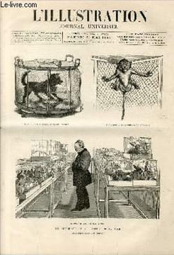 L'ILLUSTRATION JOURNAL UNIVERSEL N° 2153-Gravures : Les expériences de M. Pasteur sur la rage - le roi et la reine des Pays-Bas à Bruxelles - ...