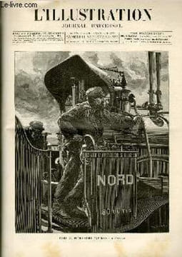 L'ILLUSTRATION JOURNAL UNIVERSEL N° 2272-Gravures : Types et physionomies modernes : le mécanicien - un bateau en papier : le Qui-vive -le marchand ...