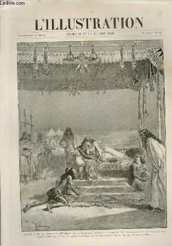 "L'ILLUSTRATION JOURNAL UNIVERSEL N° 2487 - Gravures: theatre de la porte-Saint-Martin, ""cleopatre"", drame en 5 actes, de MM. Victorien Sardou et ...