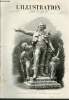 L'ILLUSTRATION JOURNAL UNIVERSEL N° 2524 - Gravures: le monument de Danton, devant être inauguré le 13 juillet, sur le boulevard Saint-Germain, ...
