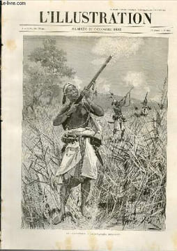 "L'ILLUSTRATION JOURNAL UNIVERSEL N° 2591 - Gravures: Au Dahomey, le télégraphe dahoméen par Haenens - theatre de la porte-Saint-Martin, ""le maitre ...