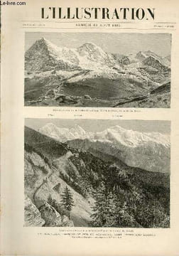 "L'ILLUSTRATION JOURNAL UNIVERSEL N° 2633 - Gravures: les nouveaux chemins de fer de montagne, dans l'Oberland Bernois par E.Tilly - la ""grande ...