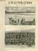 L'ILLUSTRATION JOURNAL UNIVERSEL N° 2686 - Gravures: l'armée japonaise, construction d'un pont de bateaux sur le Tonegawa par Bellenger - le cholera ...