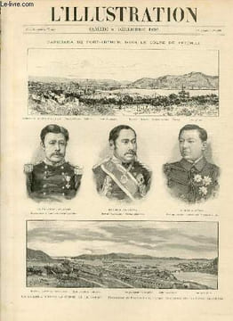 L'ILLUSTRATION JOURNAL UNIVERSEL N° 2702 - Gravures: panorama de Port-Arthur, dans le Golfe de Petchili, la guerre entre la Chine et le Japon par ...