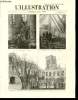 L'ILLUSTRATION JOURNAL UNIVERSEL N° 2771 - Gravures: incendie de l'église Saint-Sauveur, à Lille, la cour de l'hopital et le clocher de l'église, ...